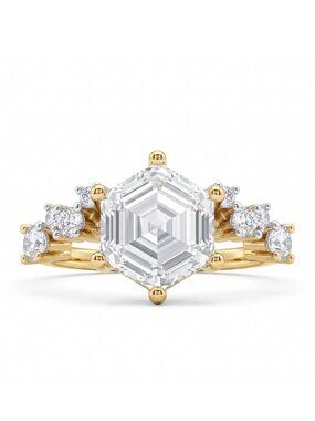 Charmed Aroma Honeycomb Bee ring, size 6, 925 Sterling Silver 10k Gold finish